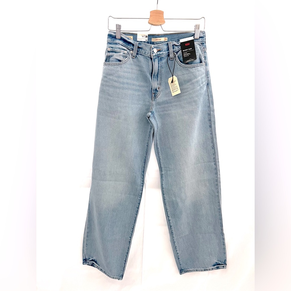 Levi's Women's Baggy Dad Light Blue Jeans